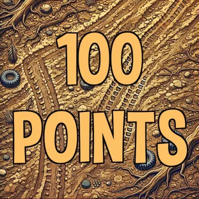 Reach 100 points in total