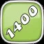 distance 1400
